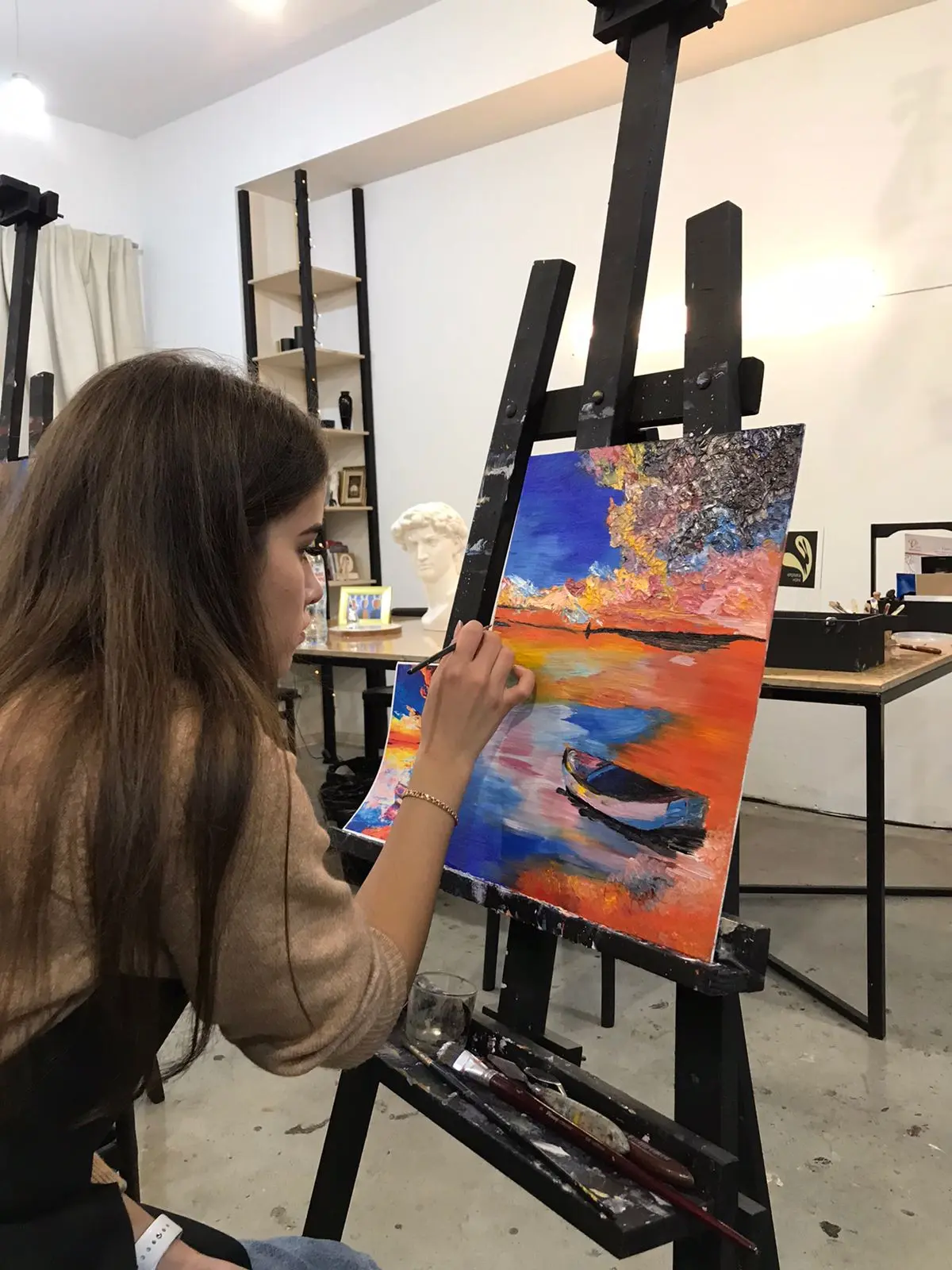 Мастер-класс по акриловой живописи