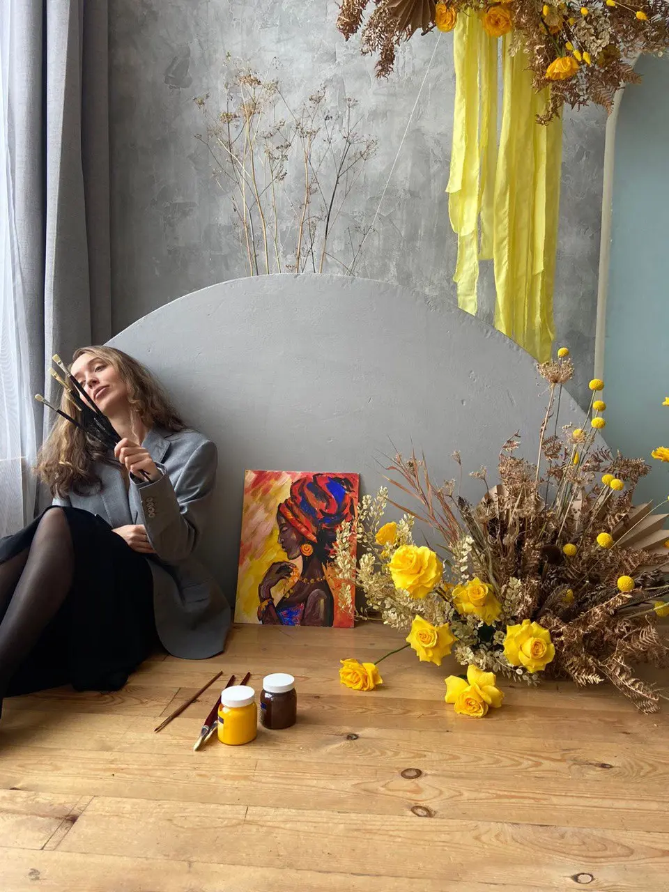 Мастер-класс по акриловой живописи