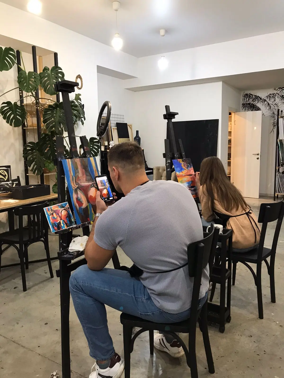 Мастер-класс по акриловой живописи