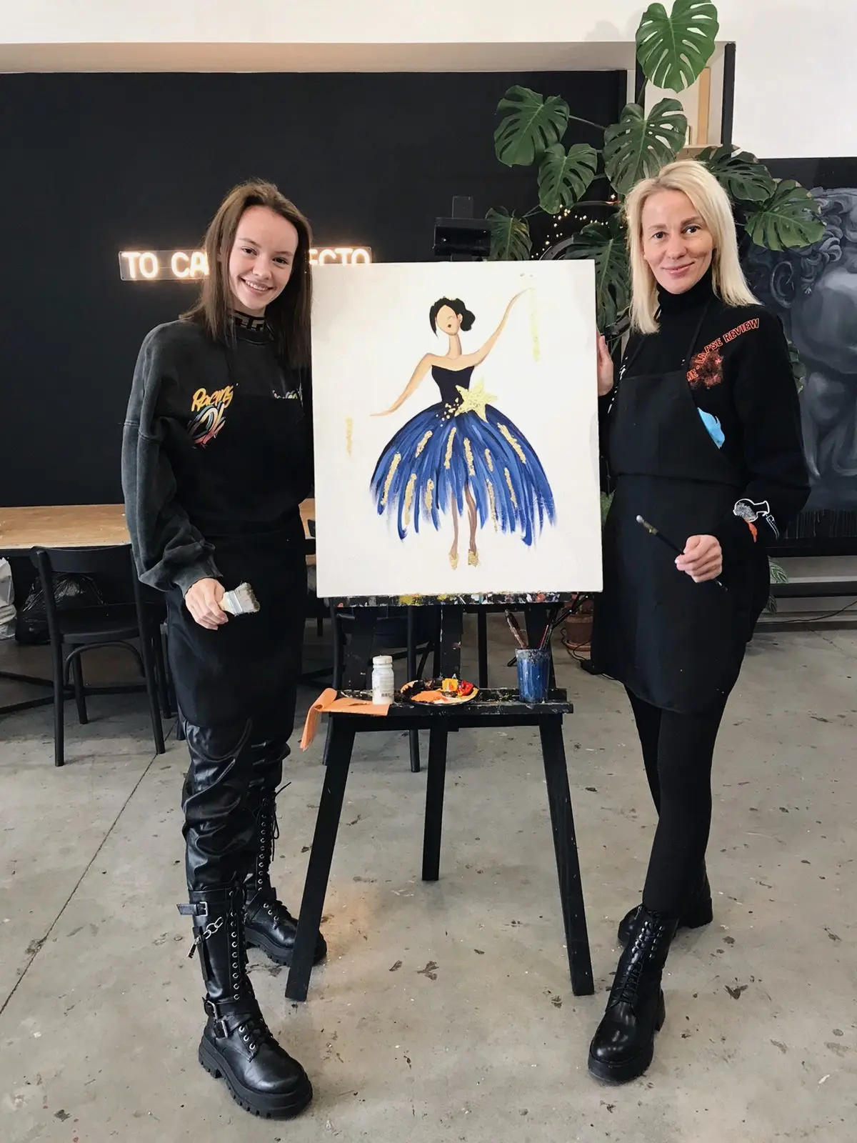 Мастер-класс по акриловой живописи