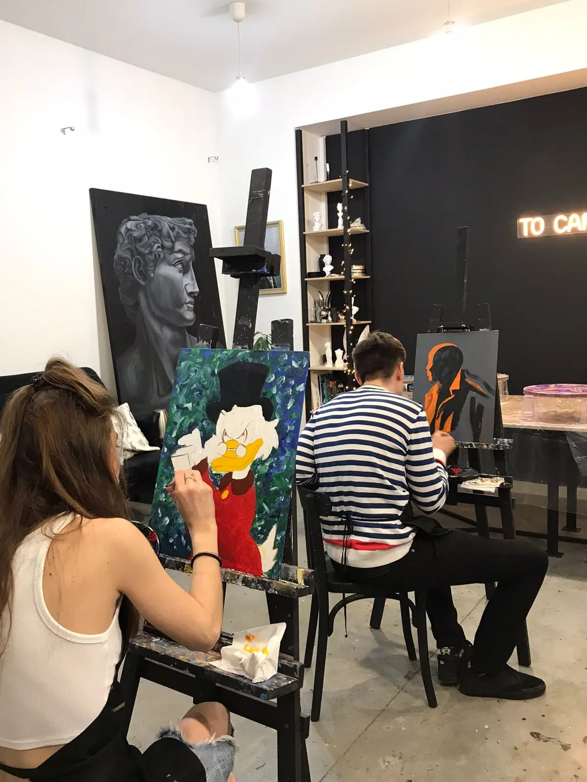 Мастер-класс по акриловой живописи