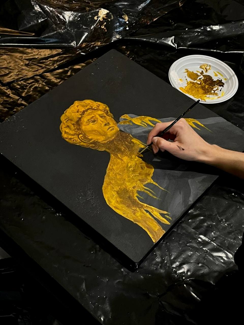 Мастер-класс по акриловой живописи