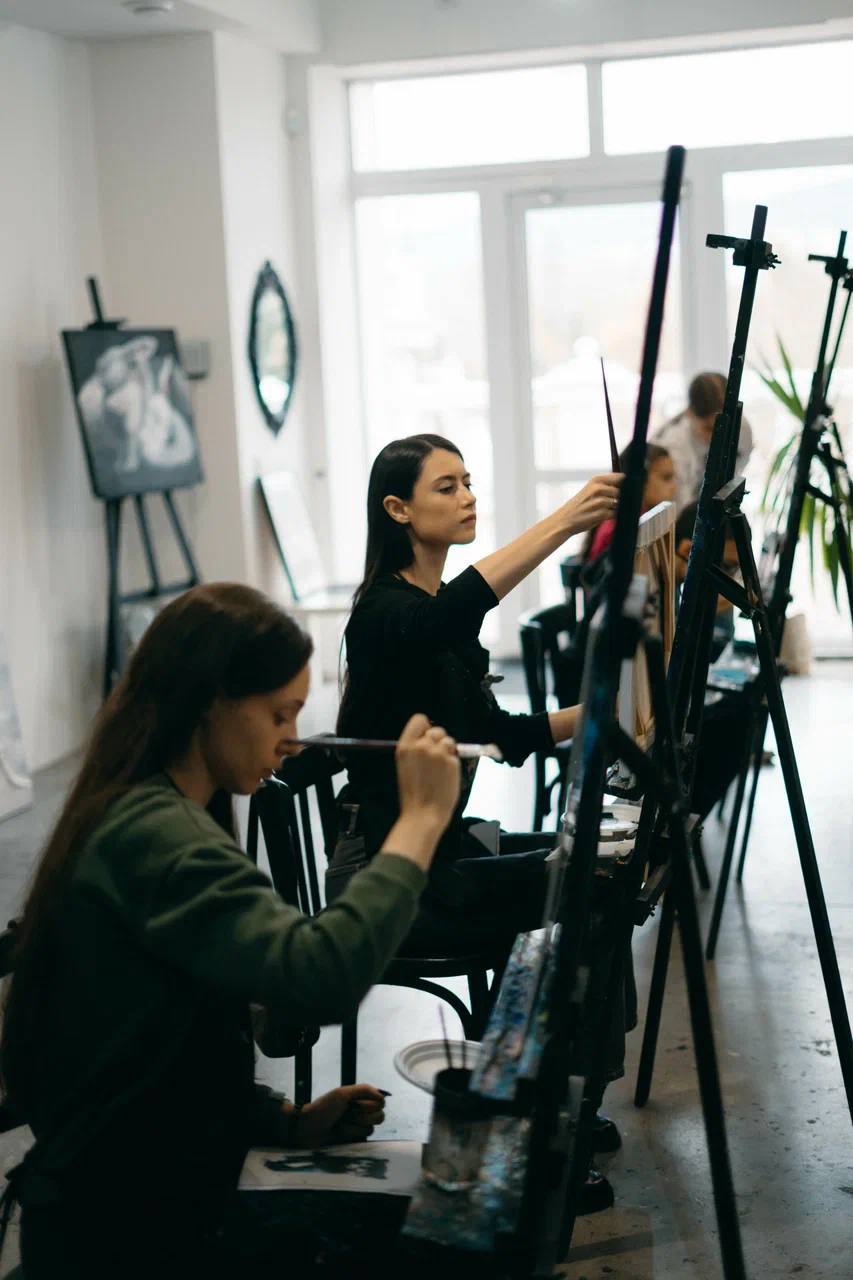 Мастер-класс по акриловой живописи