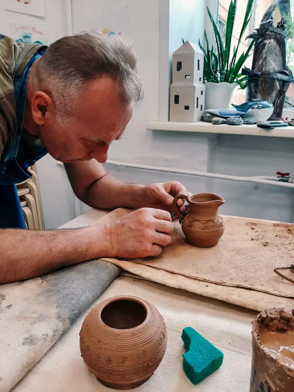 Урок лепки из глины