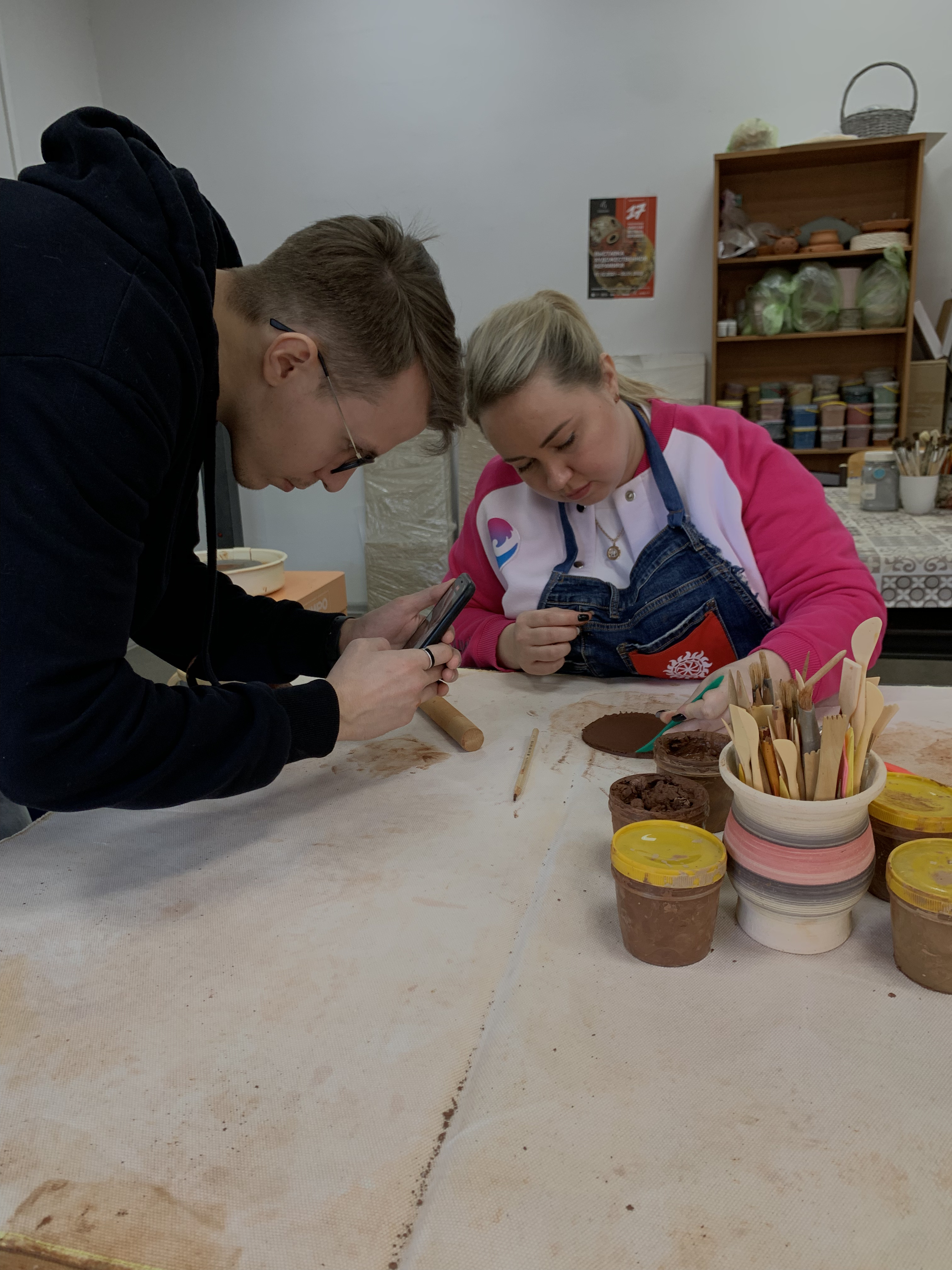 Урок лепки из глины