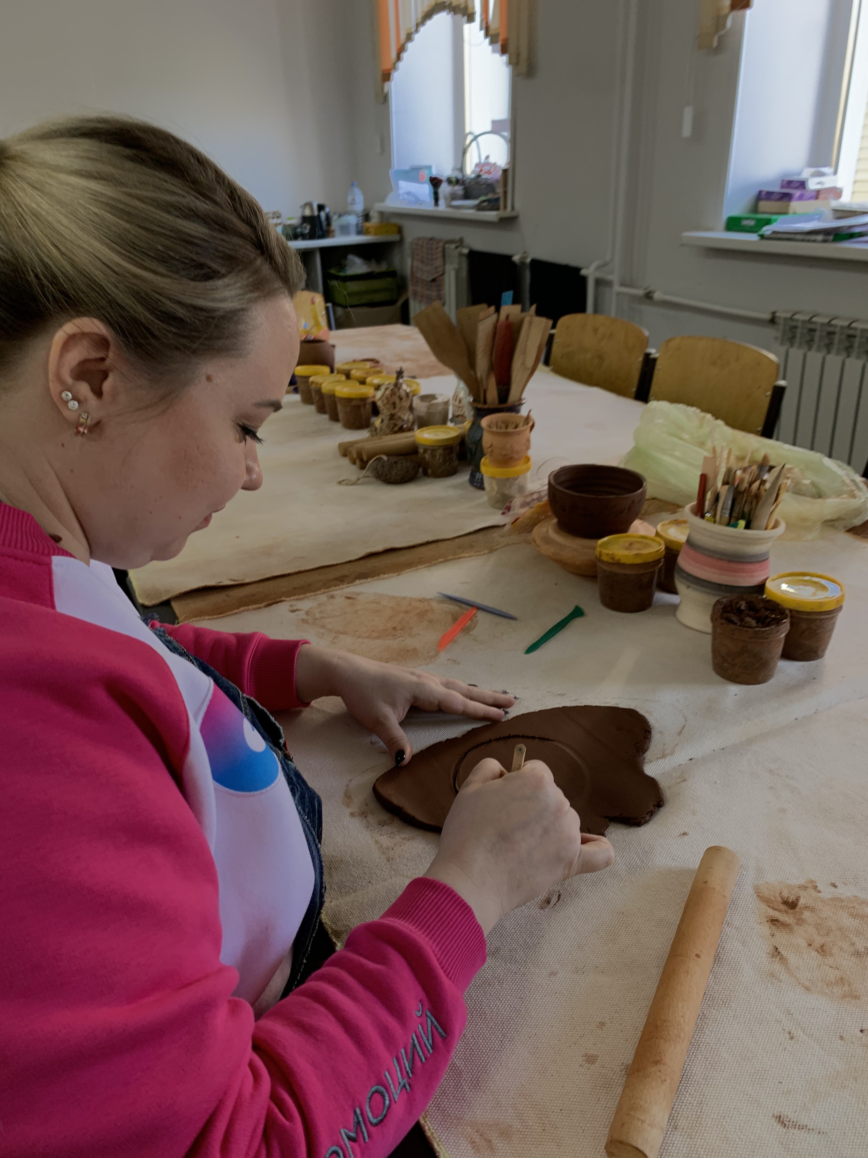 Урок лепки из глины