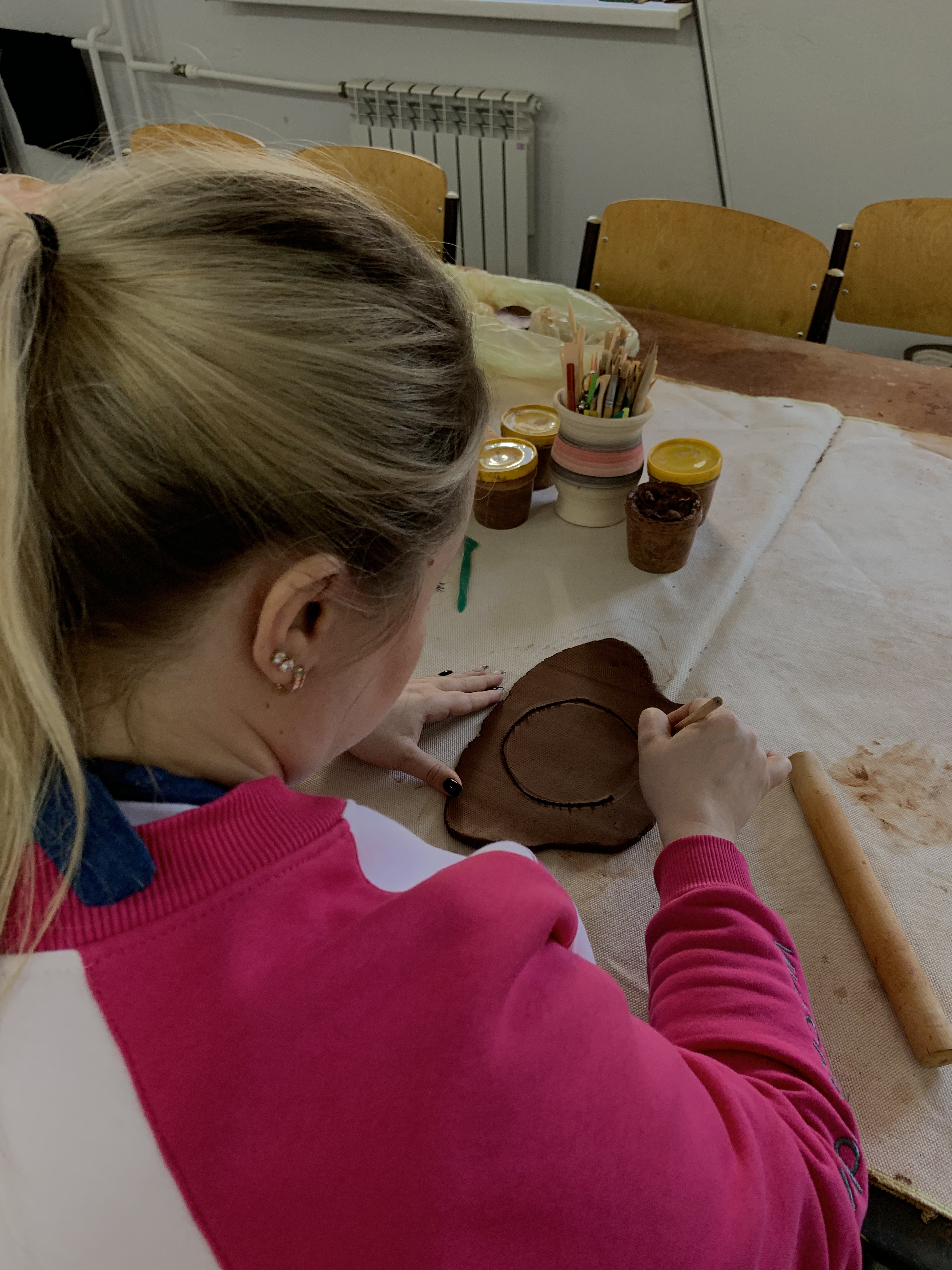 Урок лепки из глины