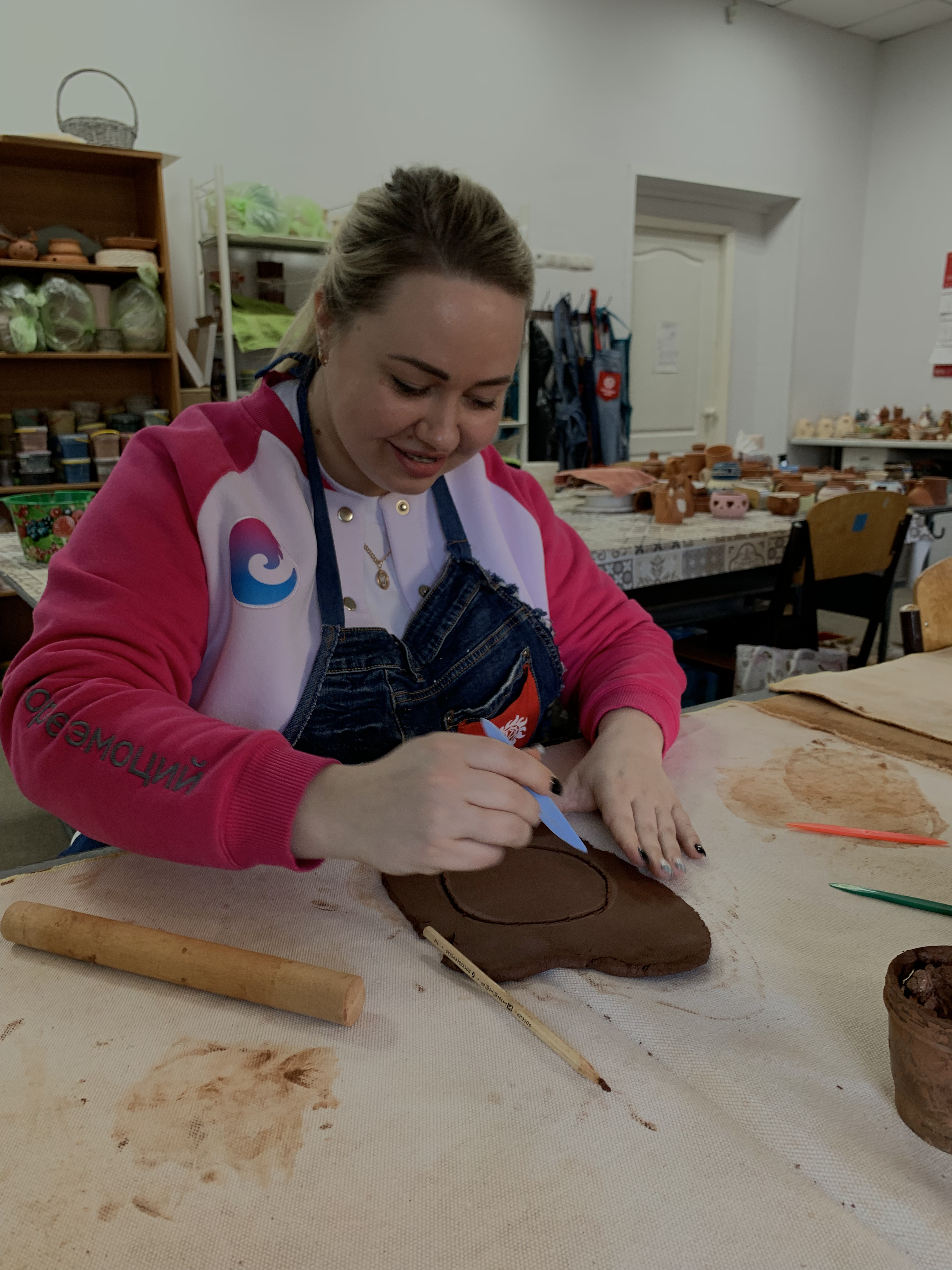 Урок лепки из глины