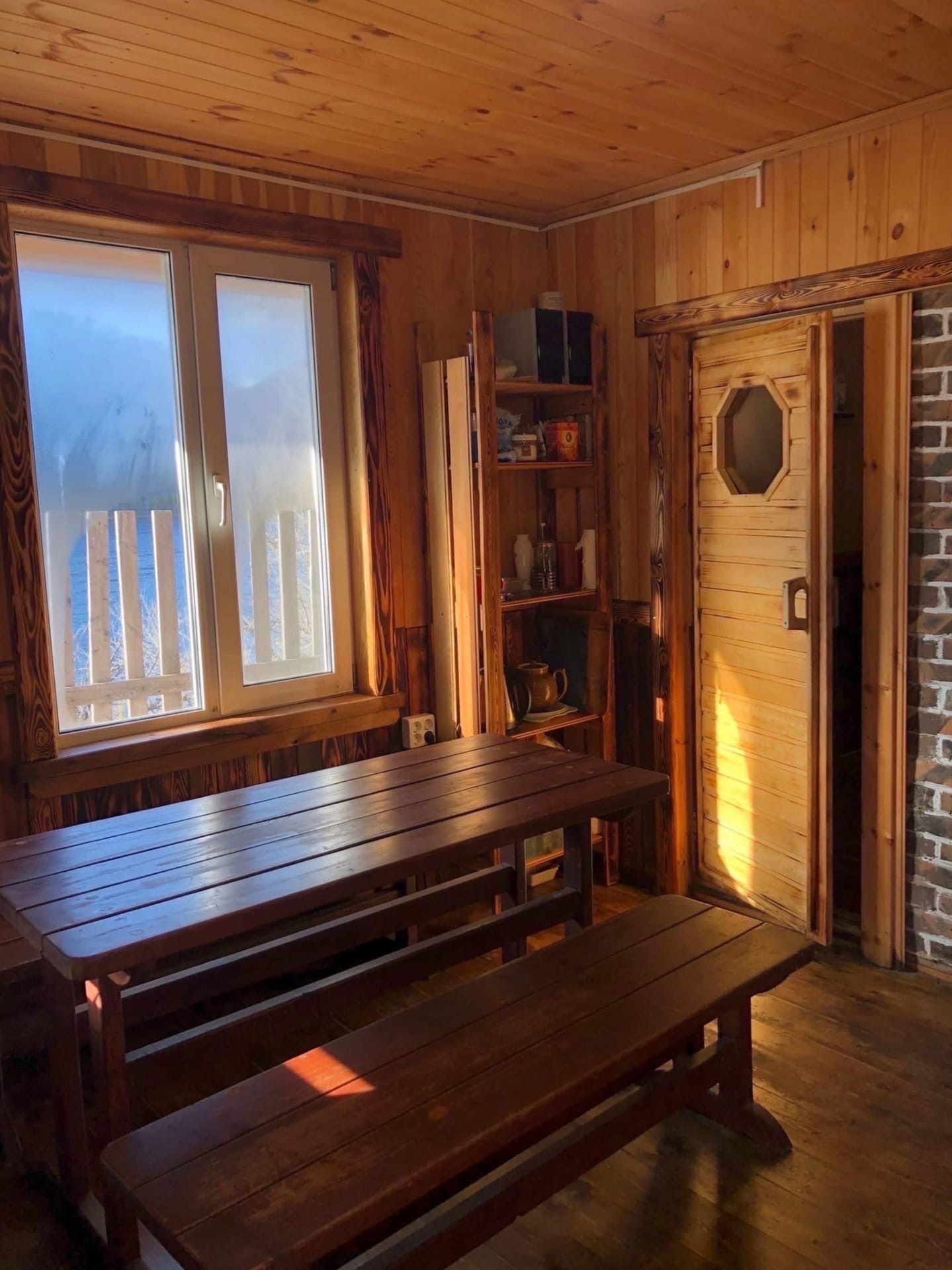 Отдых в дивной бане на берегу Енисея