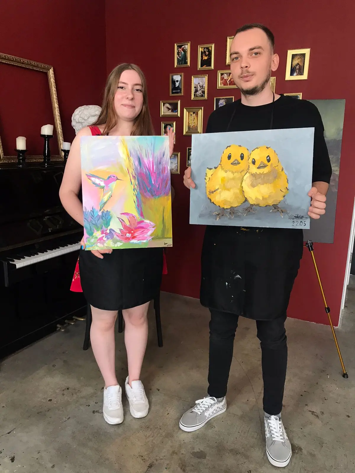 Свидание в творческой студии