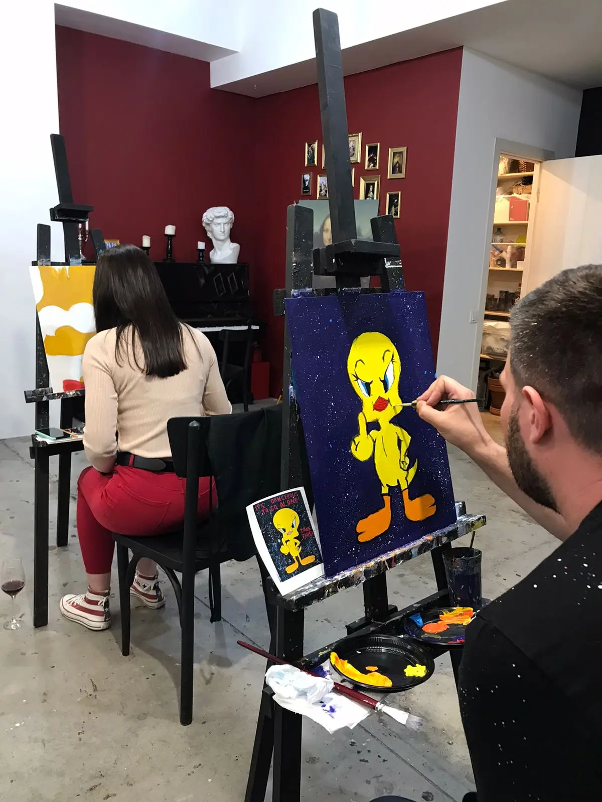 Свидание в творческой студии