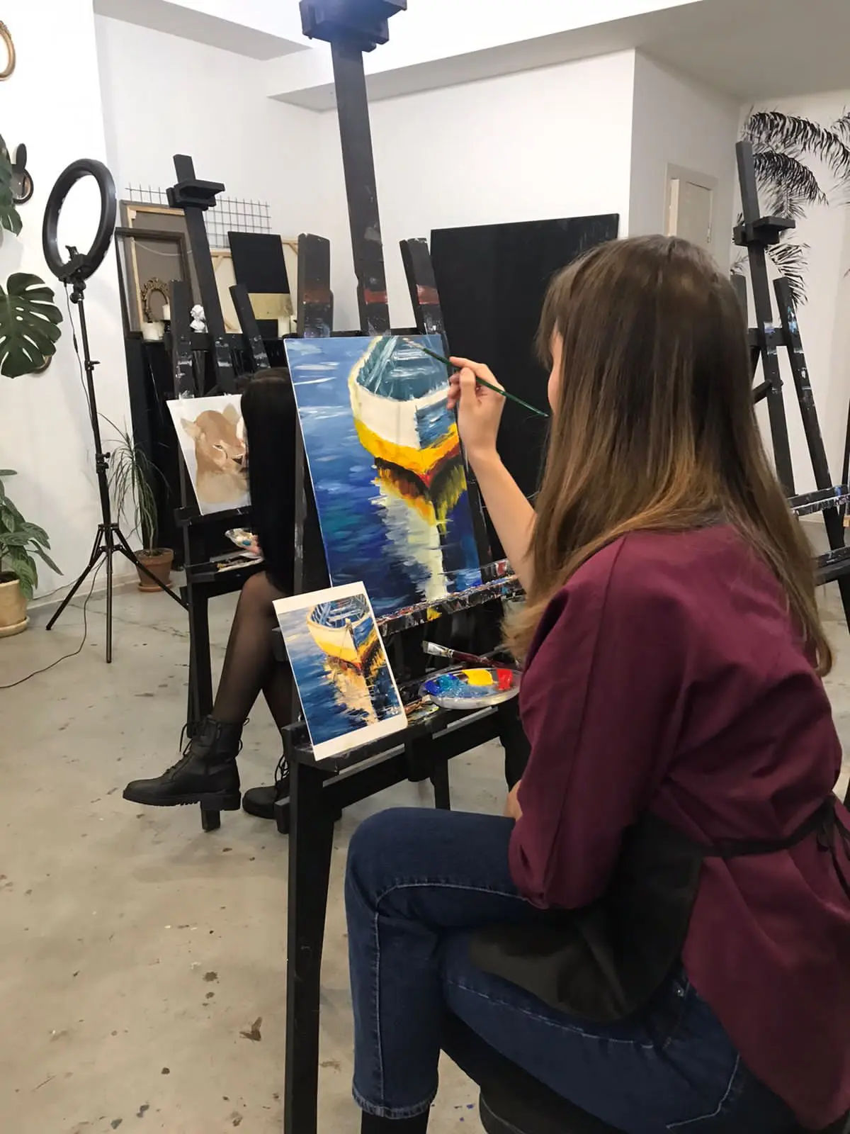 Свидание в творческой студии