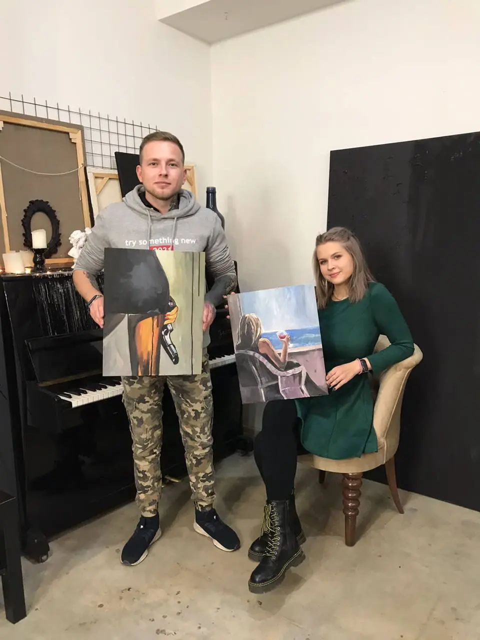 Свидание в творческой студии