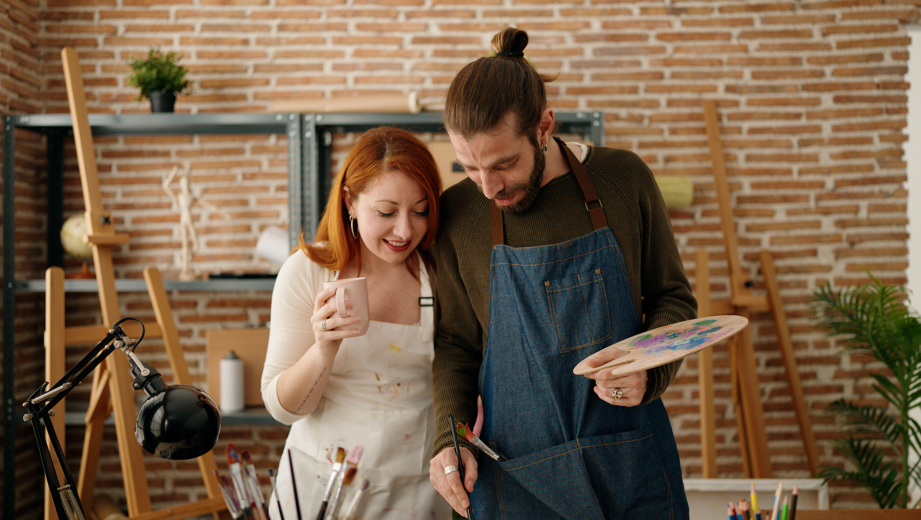 Свидание в творческой студии