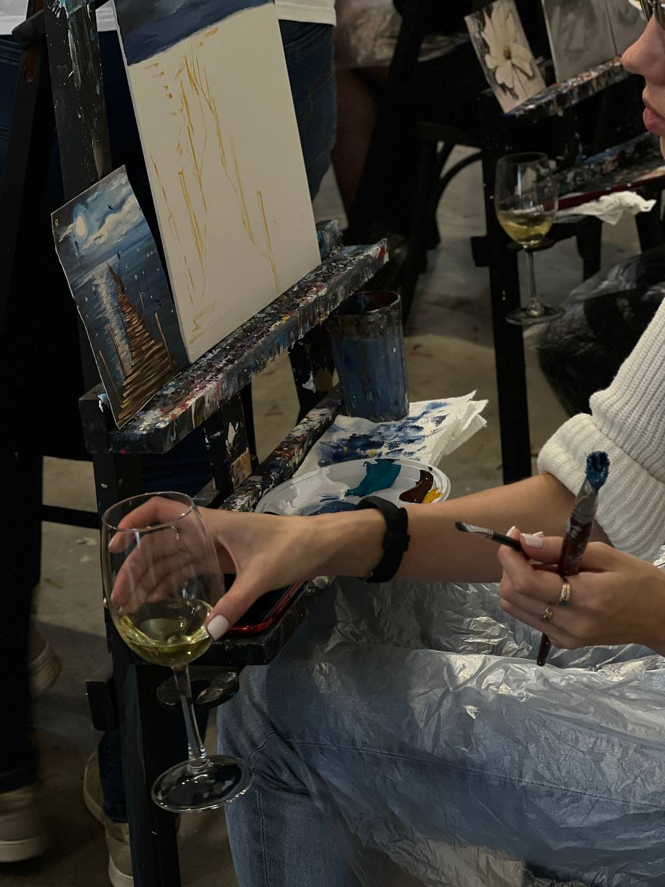 Арт-дегустация.Картина за бокалом вина