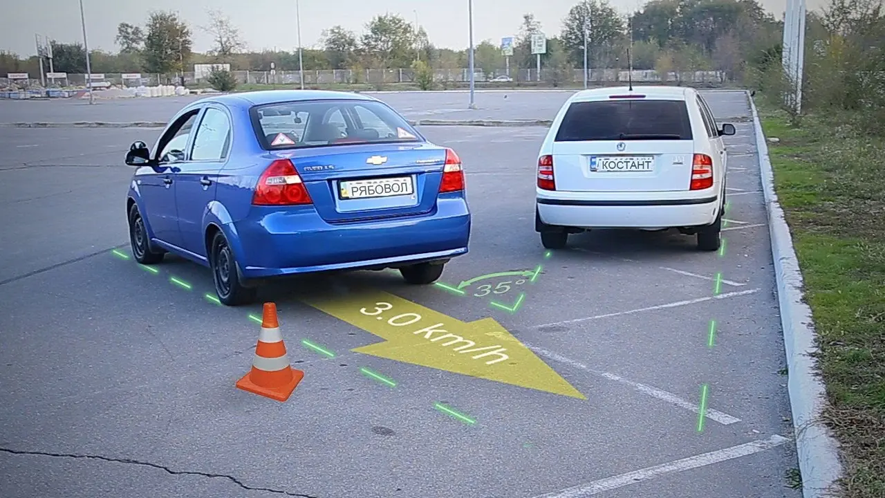 Курс габаритной подготовки и парковки