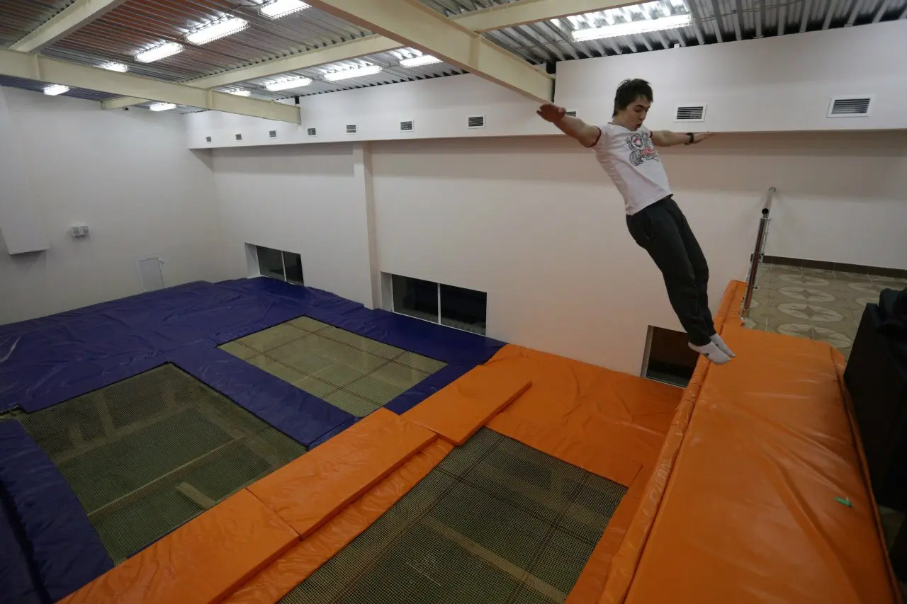 Мастер-класс по прыжкам на батуте