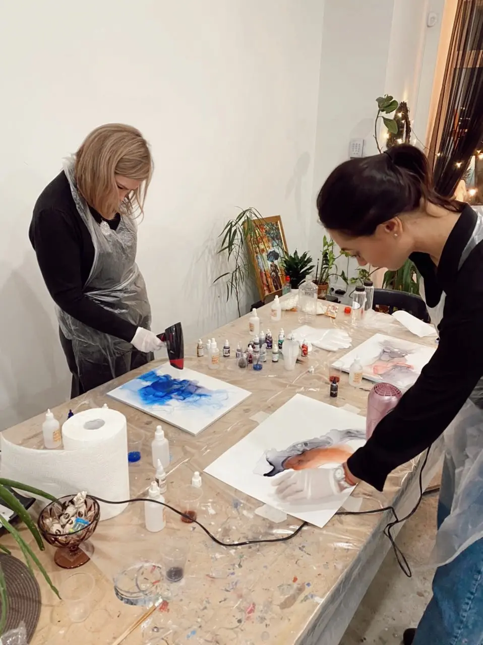 Живопись алкогольными чернилами