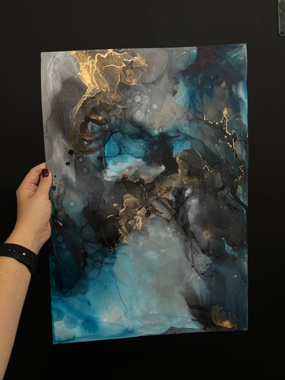 Живопись алкогольными чернилами