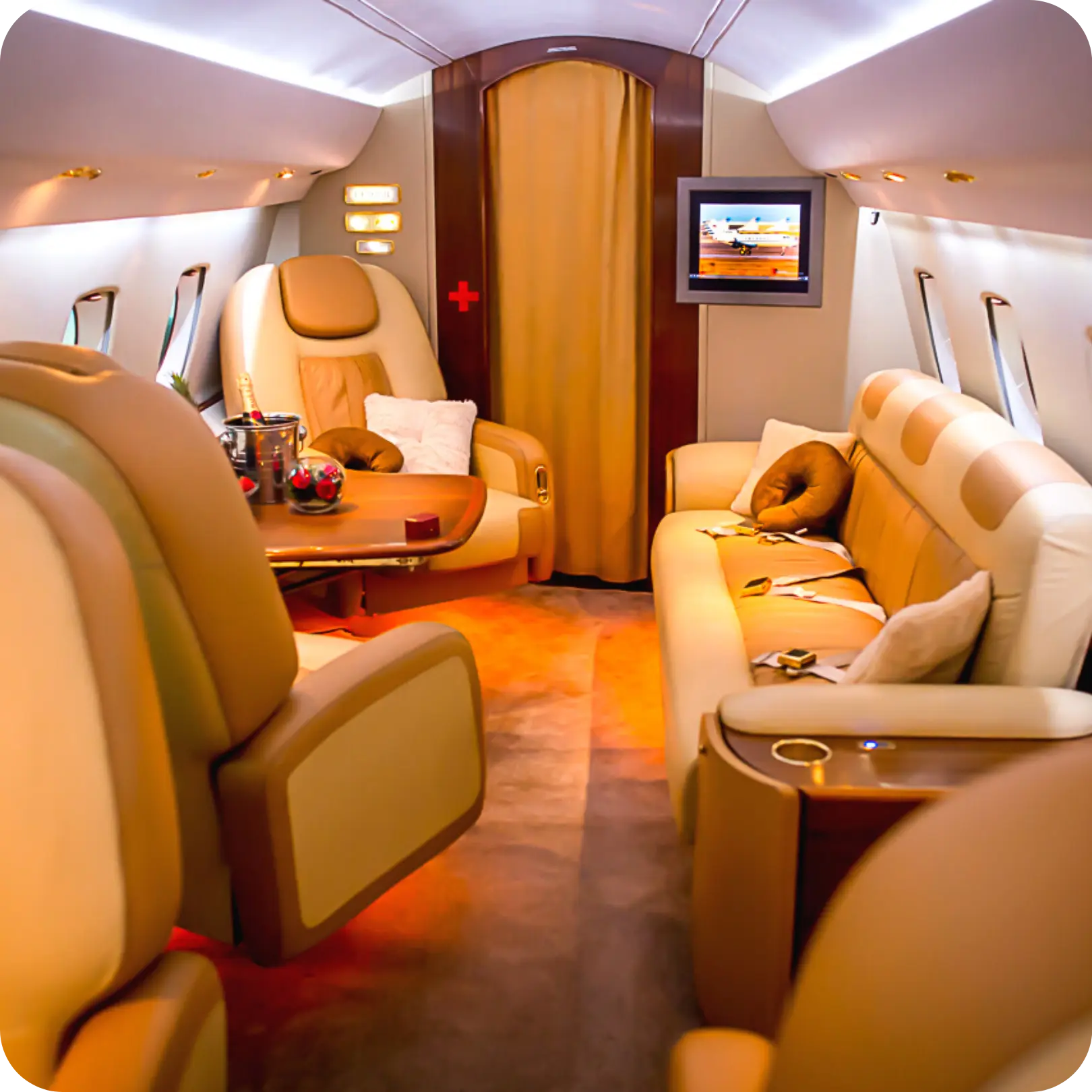 Фотосессия в самолете Як-40