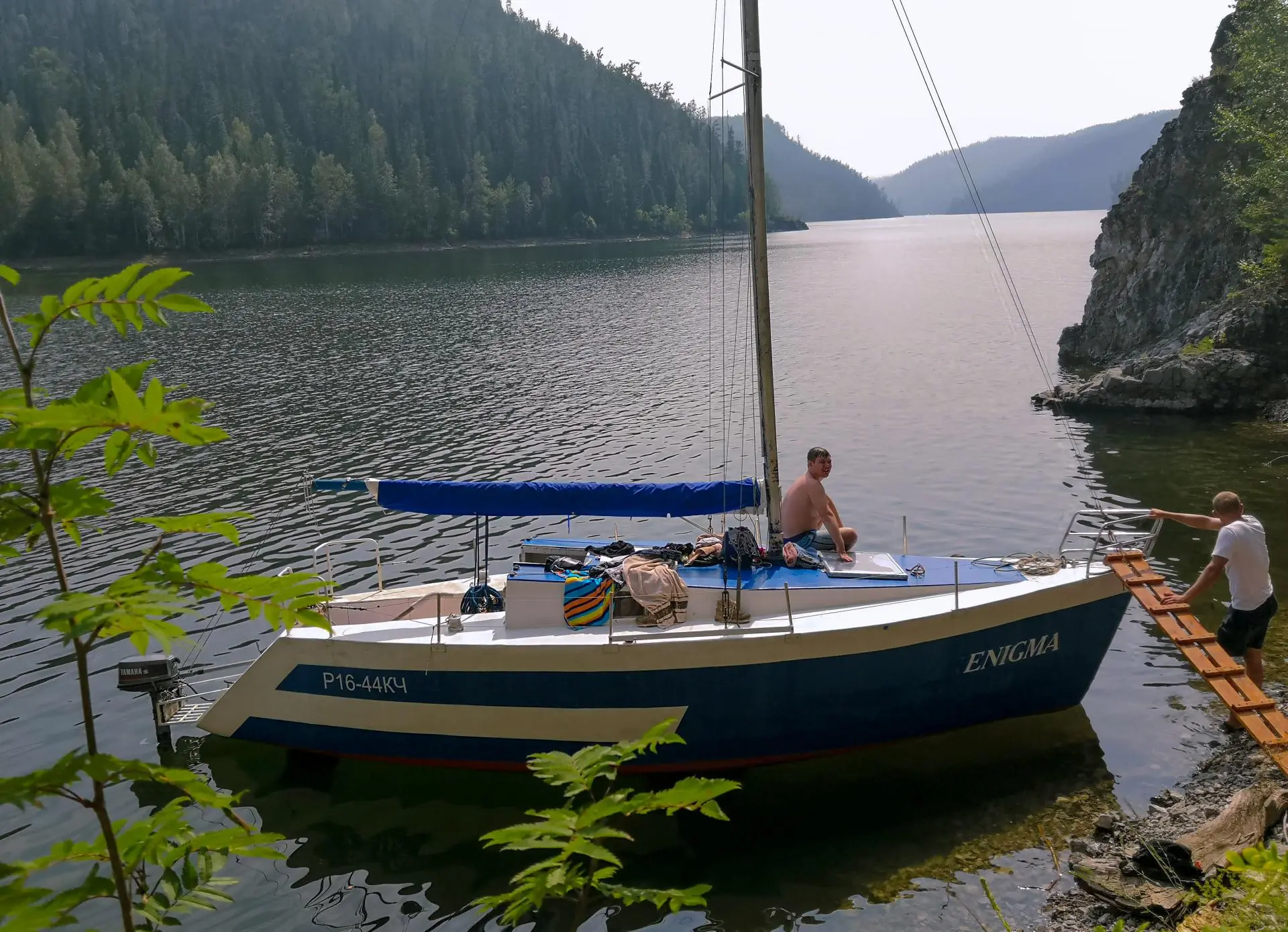 Прогулка на парусной яхте по Бирюсинскому заливу