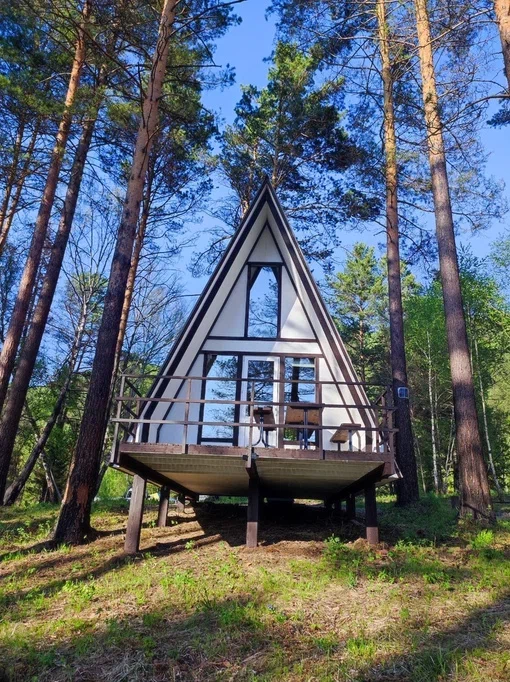 Отдых для компании в домике на Мане