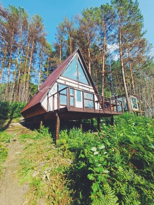 Отдых для компании в домике на Мане