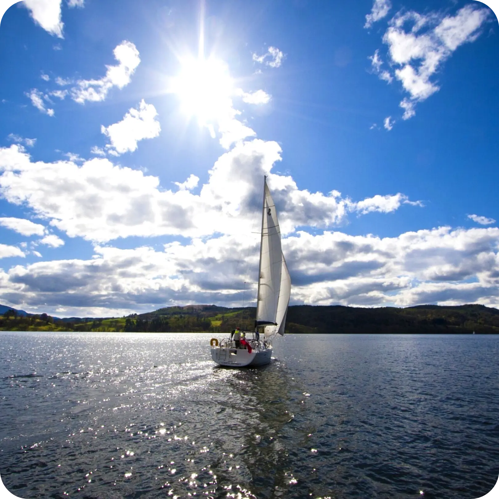 Путешествие на яхте Лунный заяц по заливу Бирюса