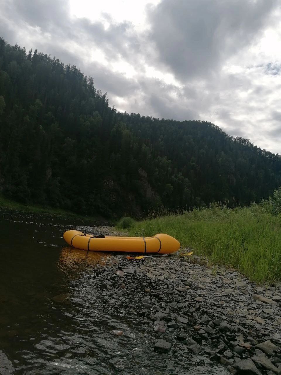 Сплав на пакрафтах по Енисею