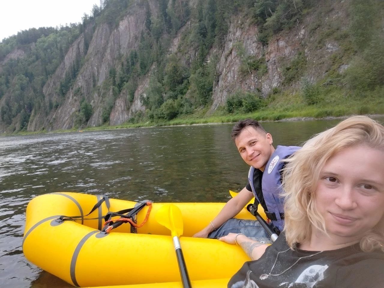 Сплав на пакрафтах по Мане