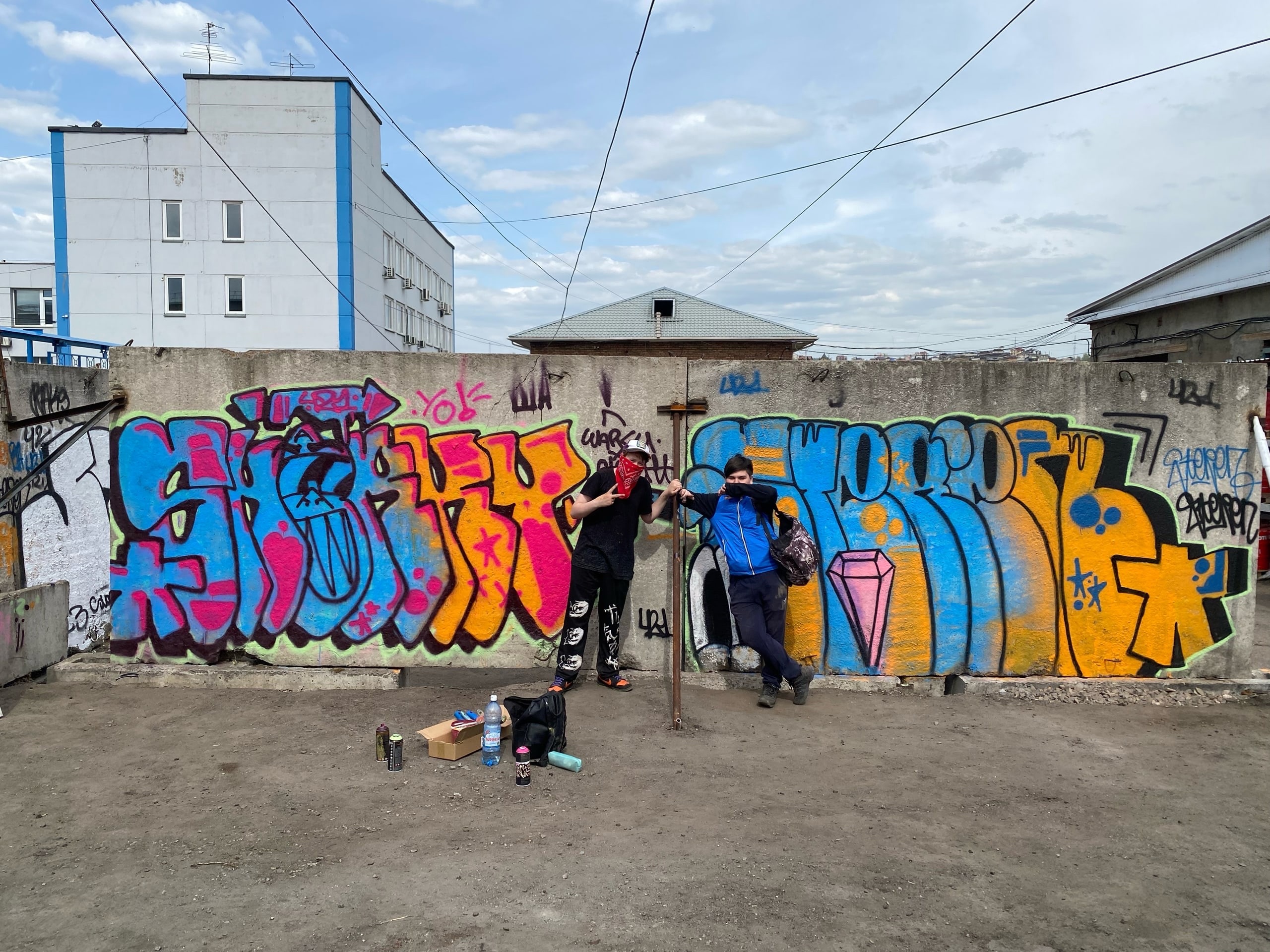 Мастер-класс по рисованию граффити