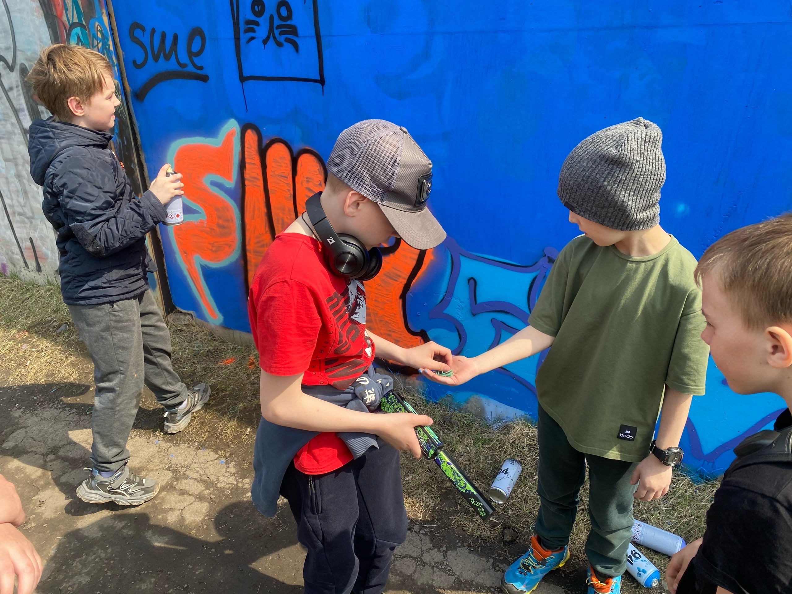 Индивидуальное занятие по рисованию граффити