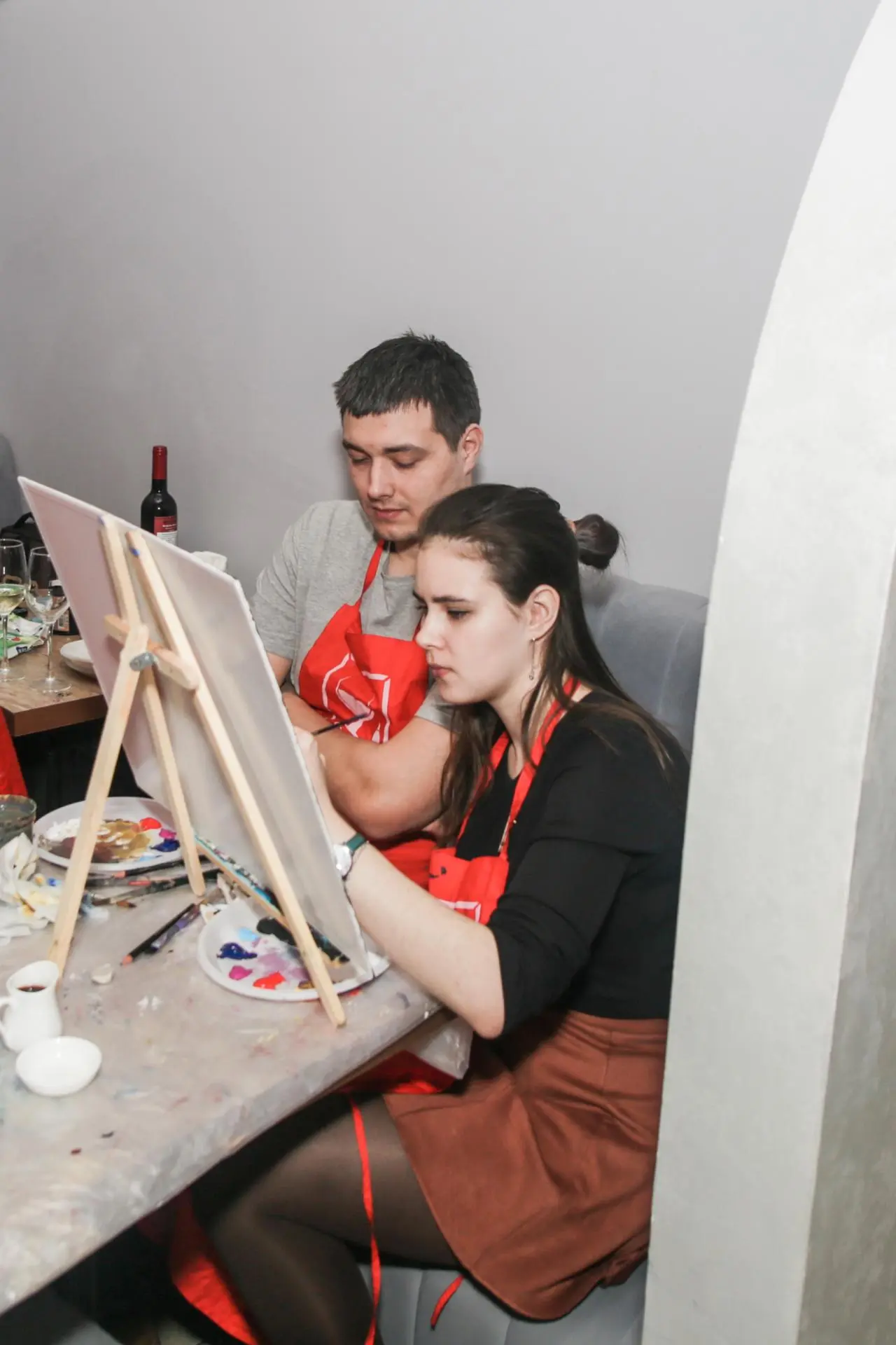Арт-свидание: написание картины с дегустацией вина