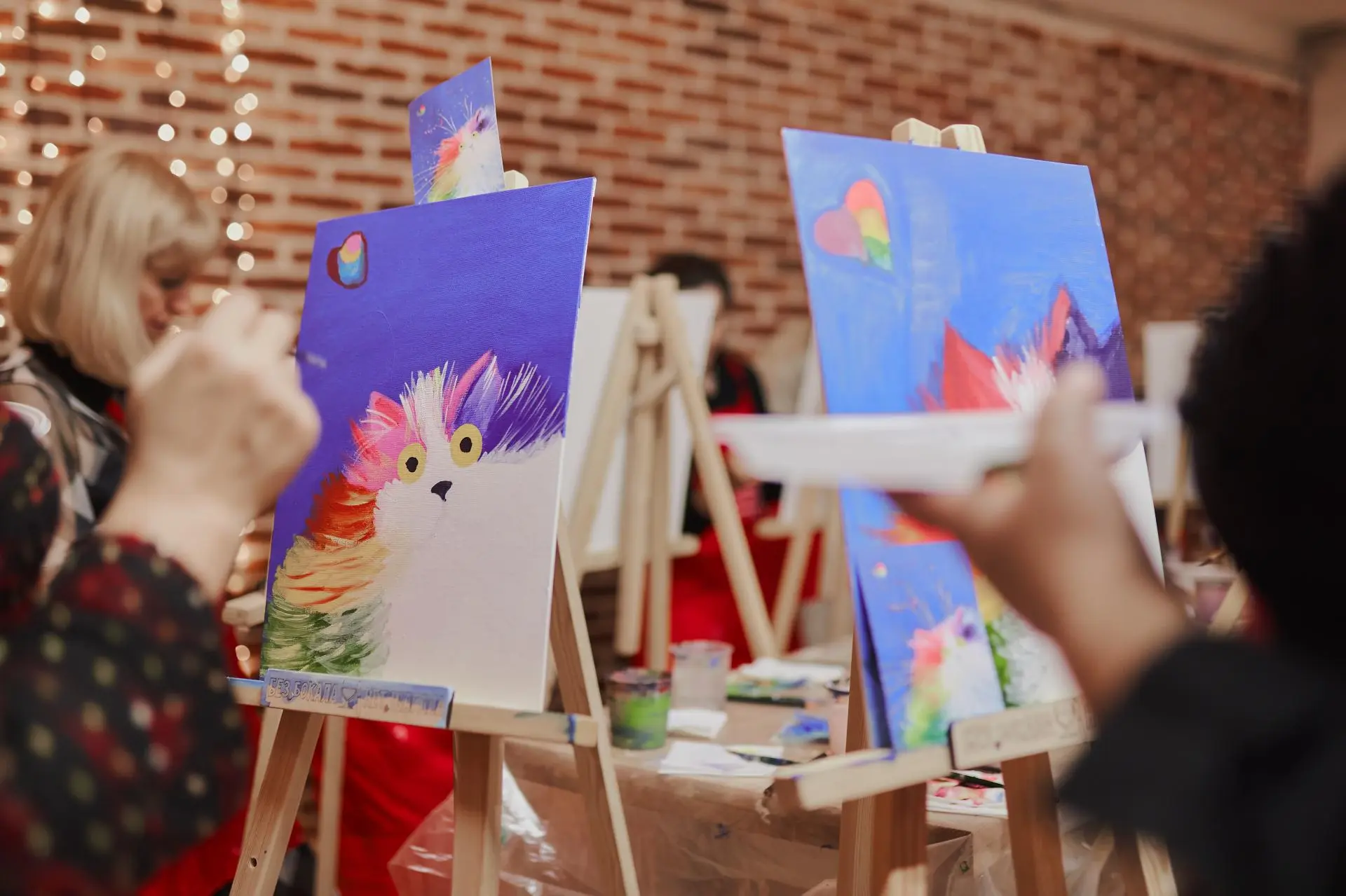 Арт-вечер для компании: написание картины с дегустацией вина