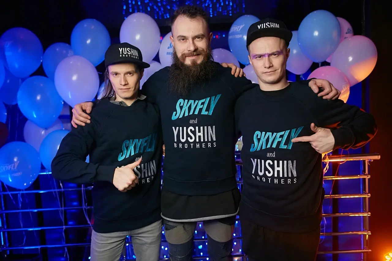 Праздник в аэротрубе