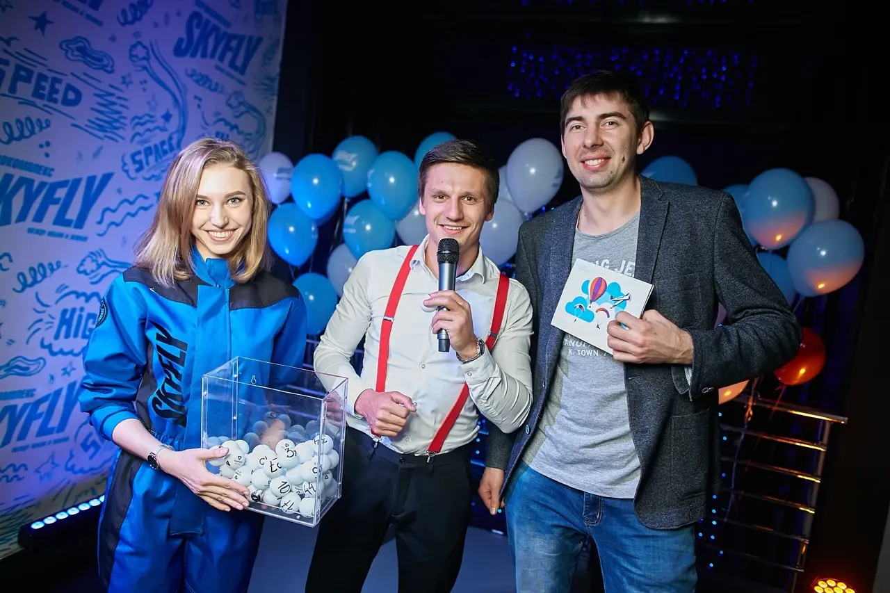 Праздник в аэротрубе