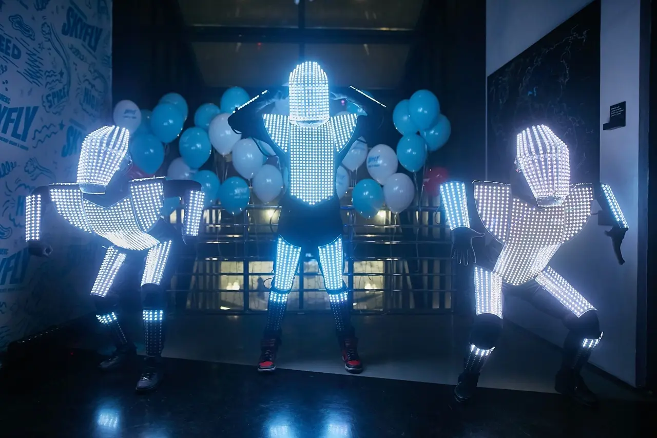 Праздник в аэротрубе