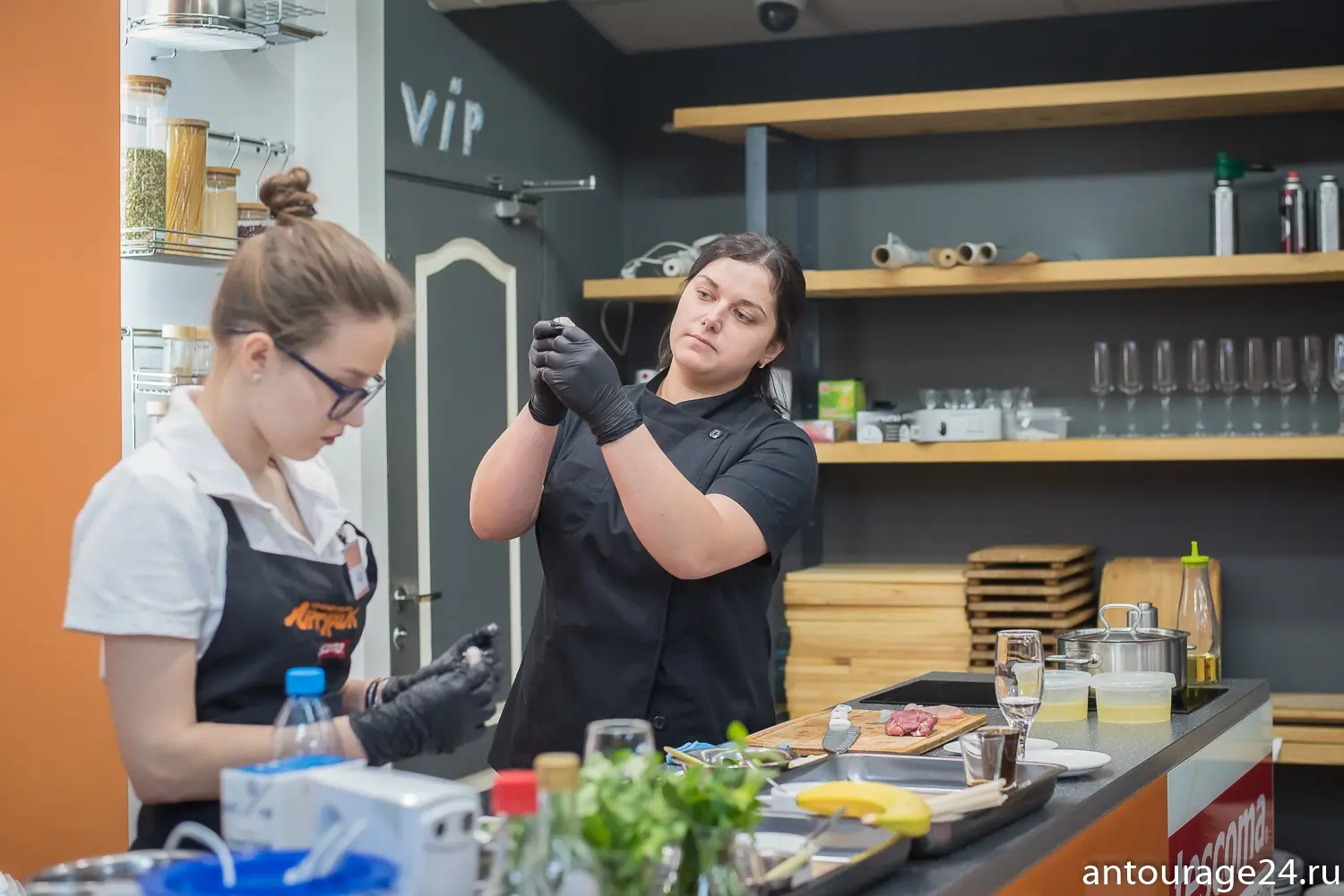 Девичник в кулинарной студии