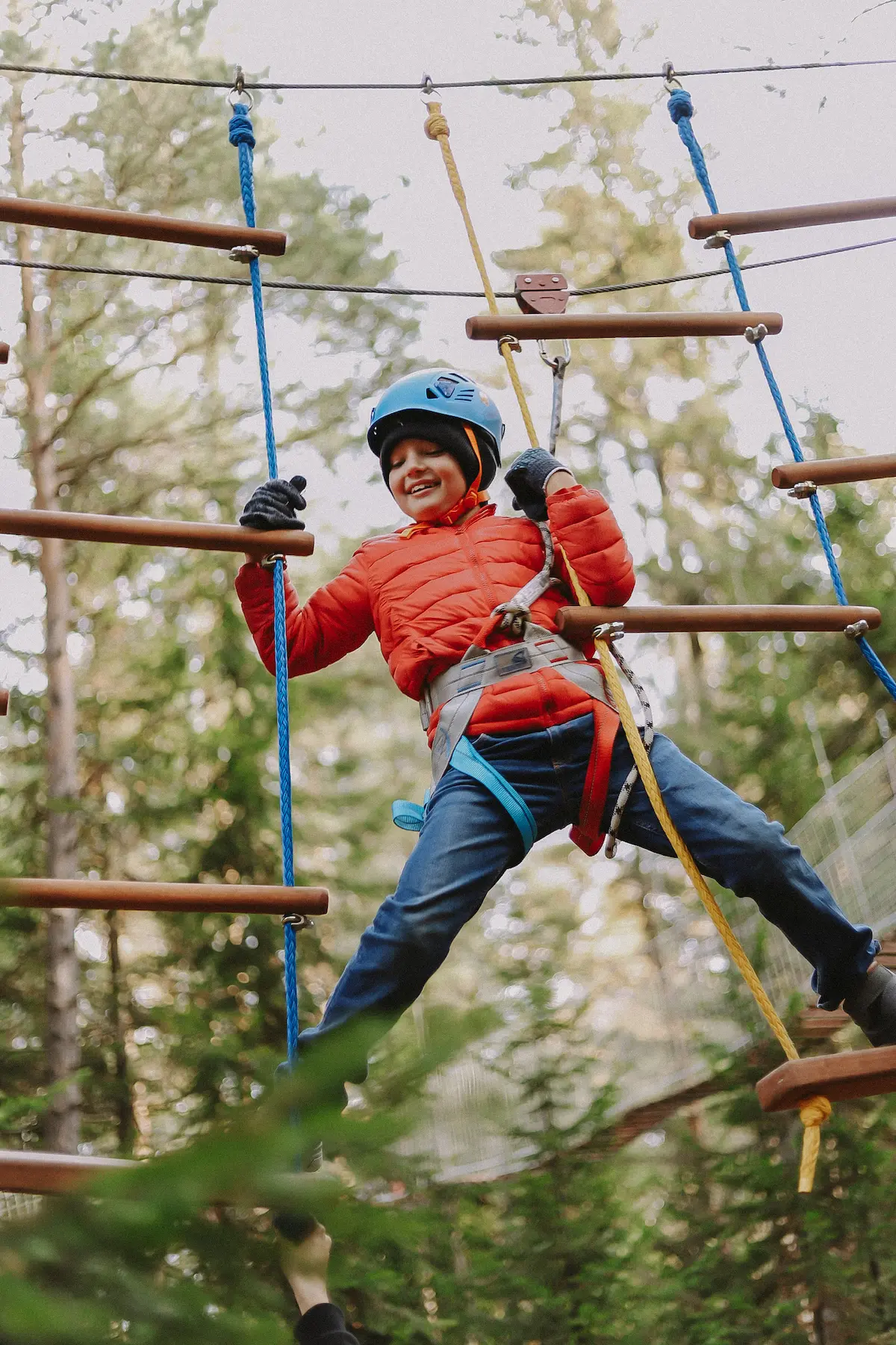 Детский праздник в веревочном парке