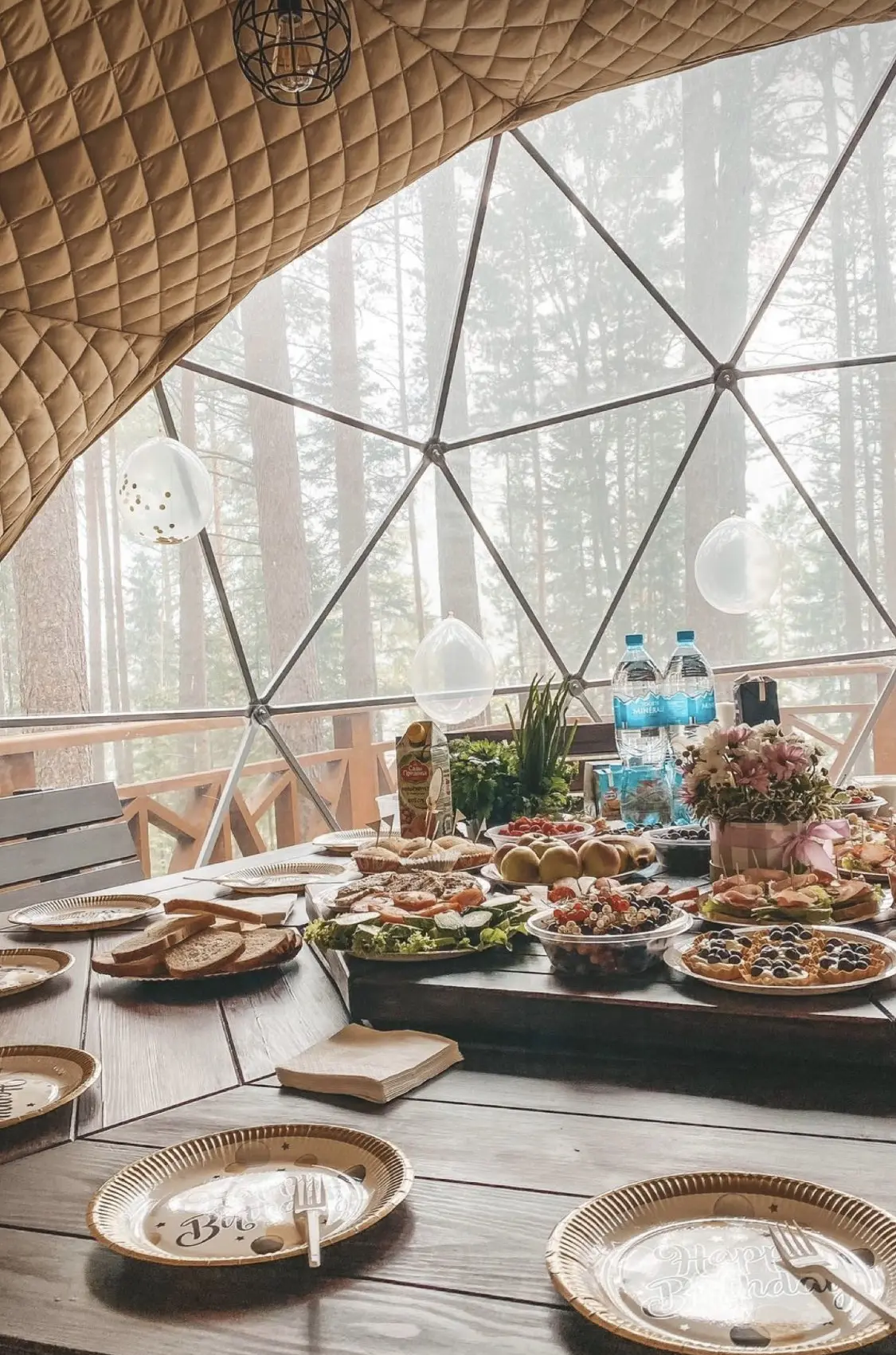 Детский праздник в веревочном парке