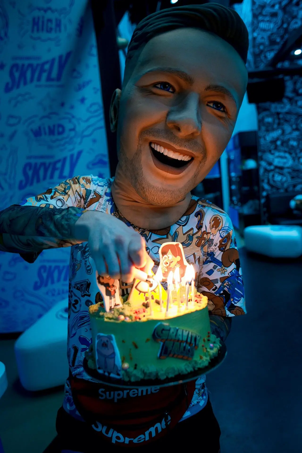 Детский праздник в аэротрубе