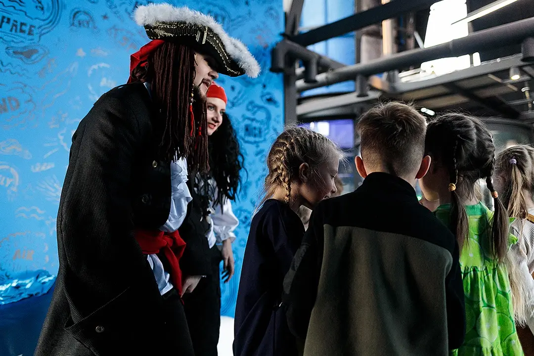 Детский праздник в аэротрубе