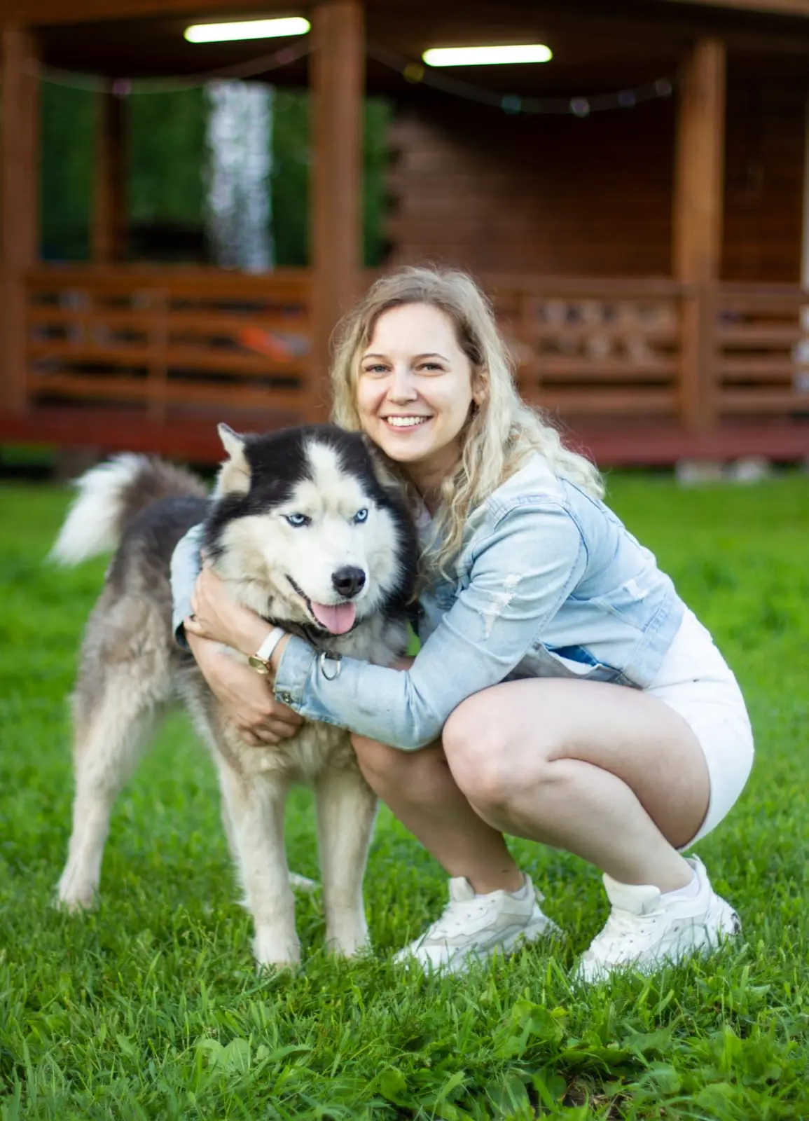 Отдых в доме с баней + знакомство с хаски