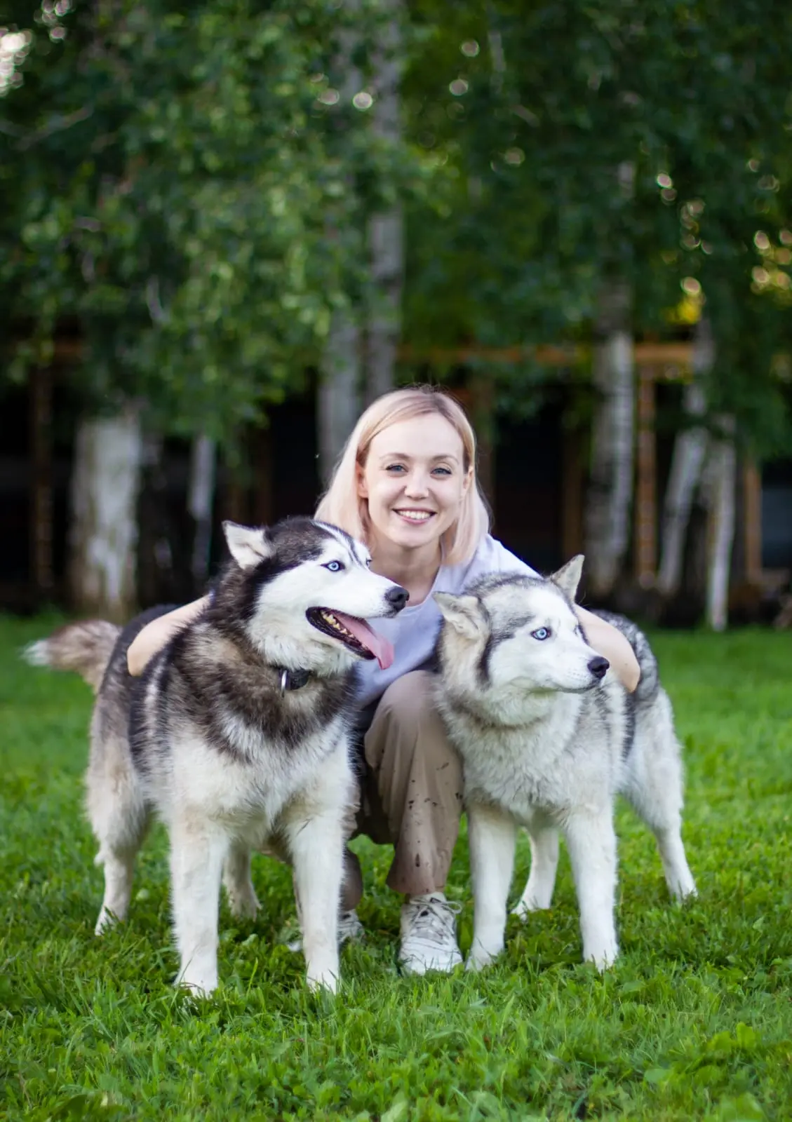 Отдых за городом: Баня + знакомство с хаски