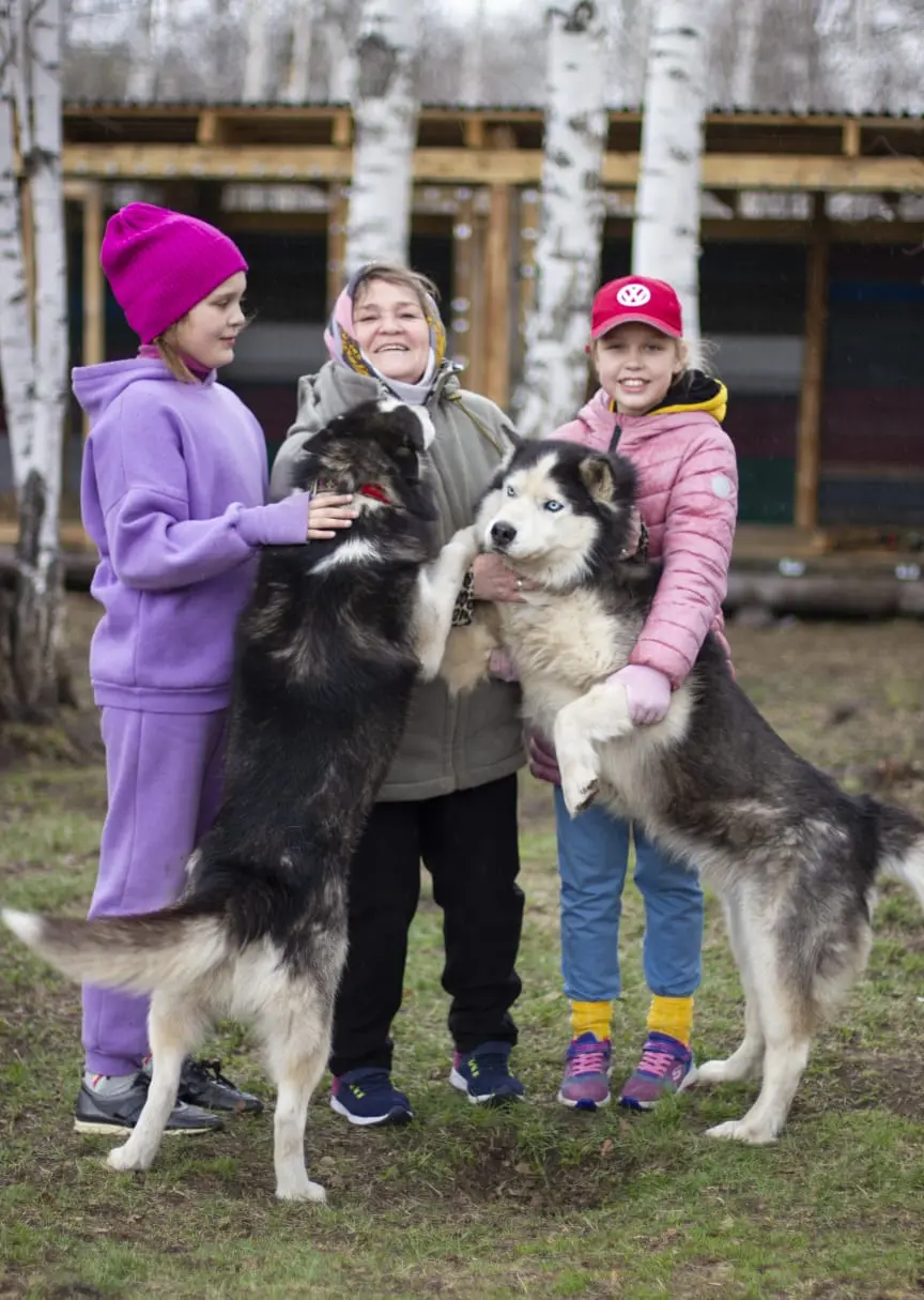 Отдых за городом: Баня + знакомство с хаски