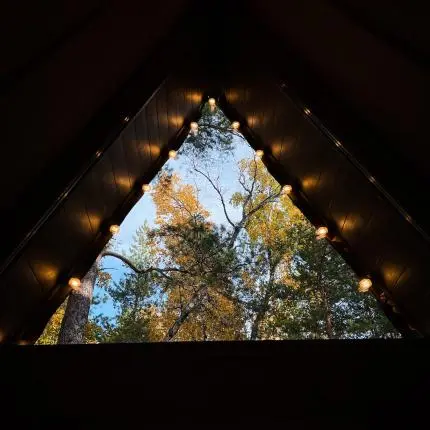 Свидание в А-фрейм домике