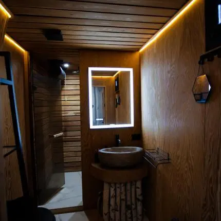 Отдых для компании в А-фрейм домике