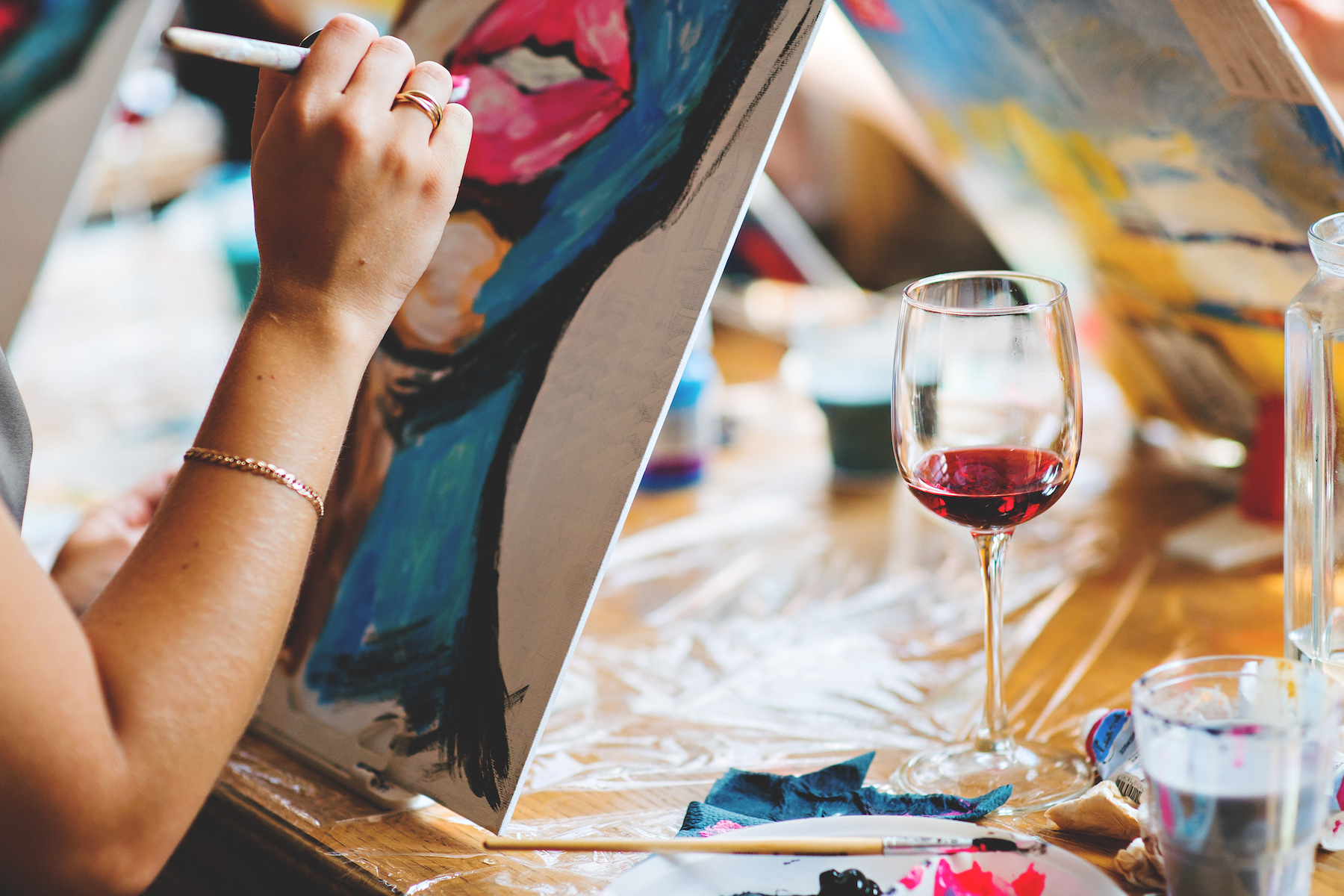 Индивидуальная арт-дегустация: картина за бокалом вина