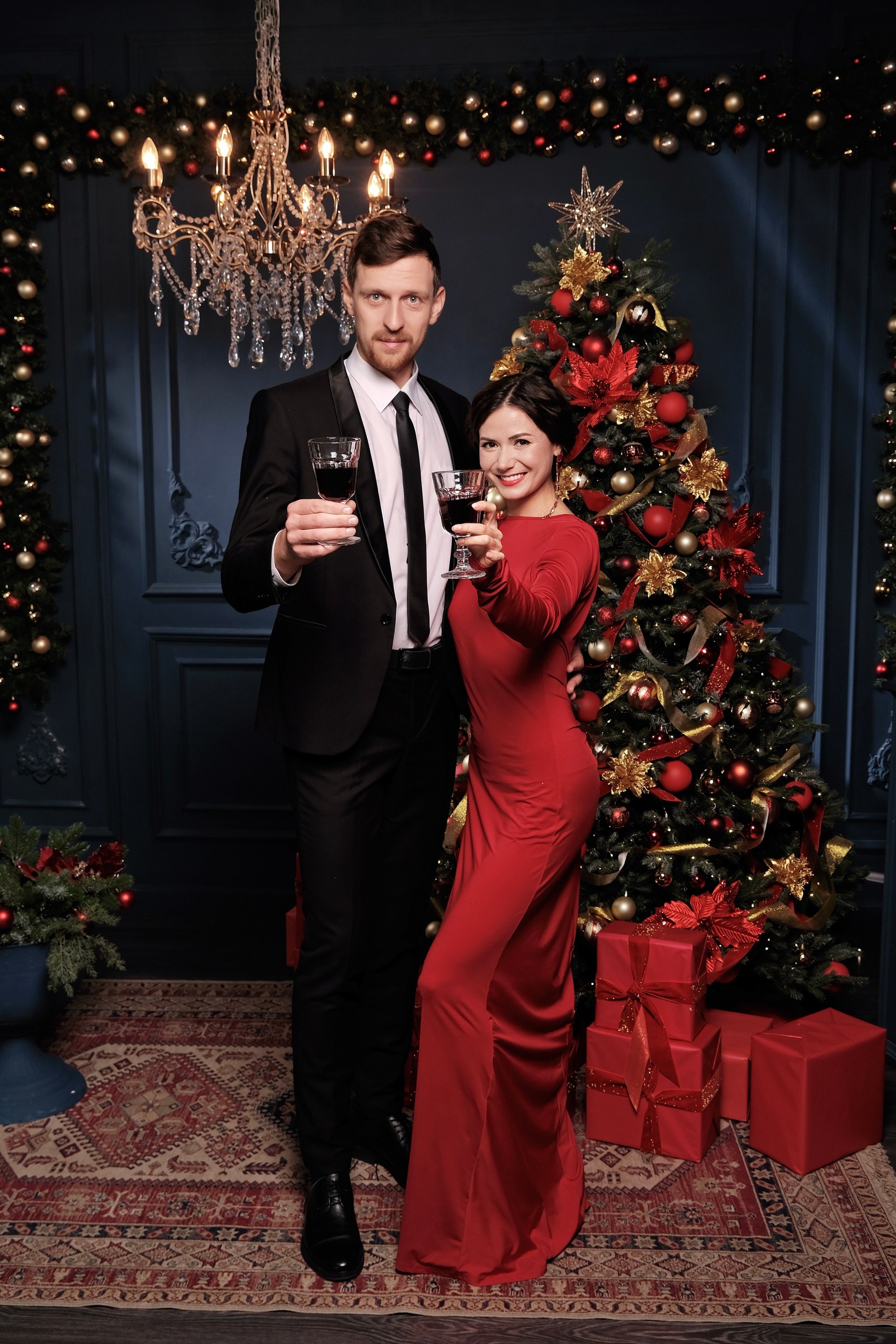 Рождественская фотосессия в студии FashionBox