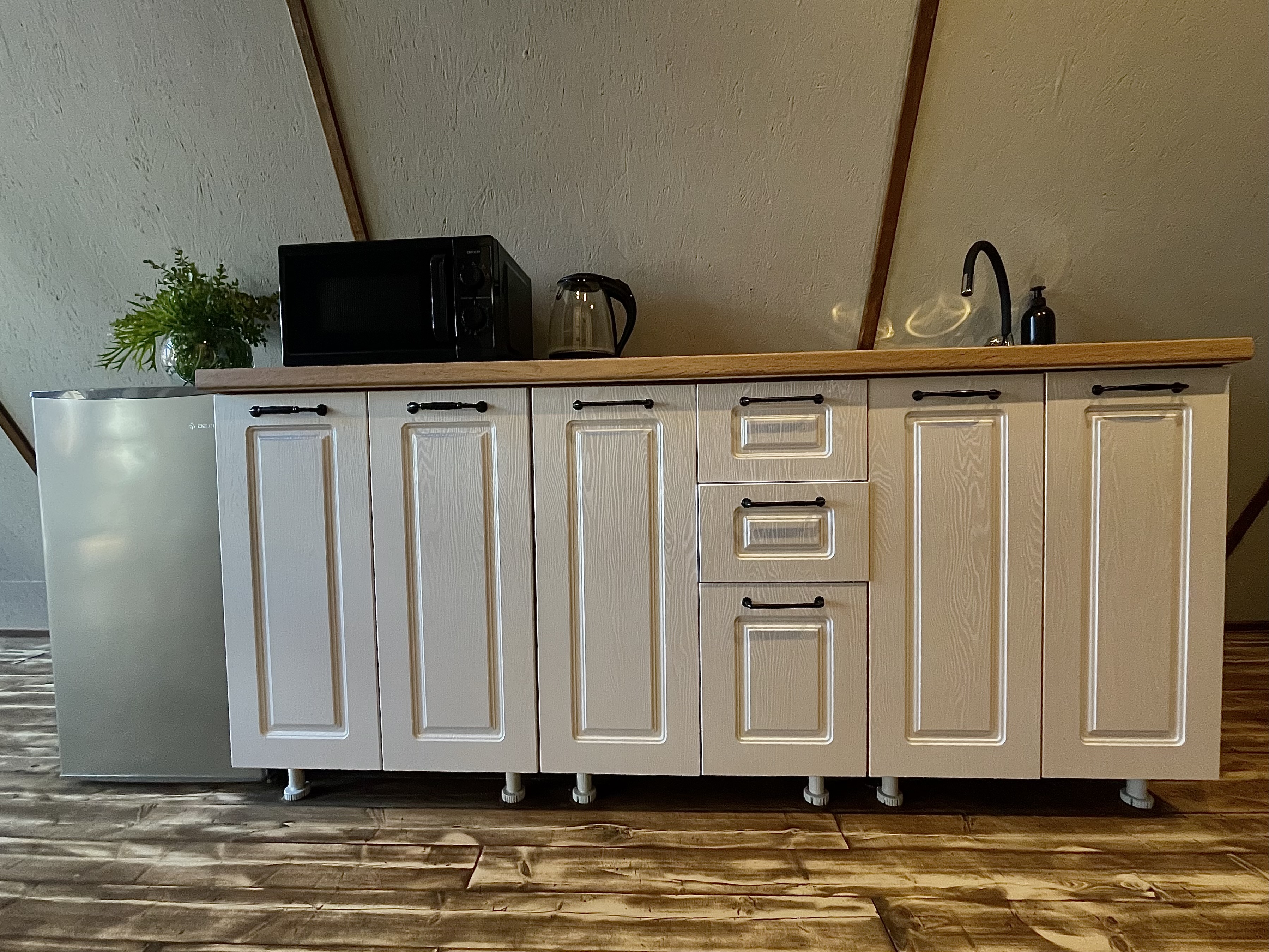 Отдых для компании в А-фрейм домике на берегу озера